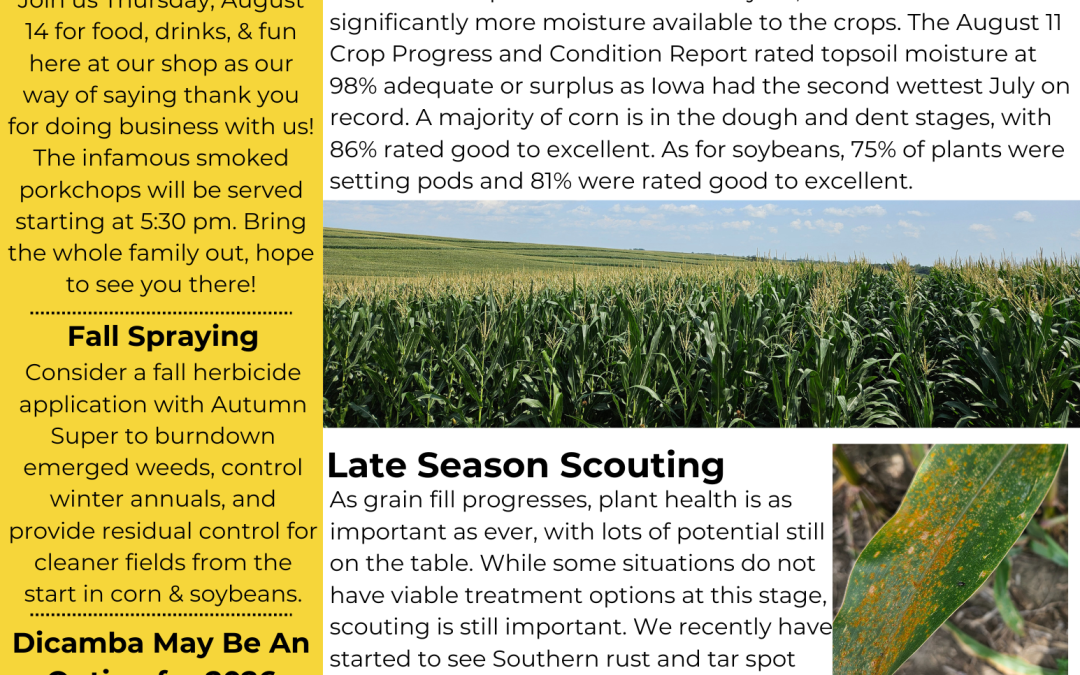 August Newsletter